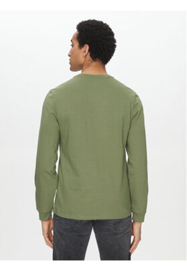 Levi's® Longsleeve Housemark 72848-0022 Zielony Regular Fit. Kolor: zielony. Materiał: bawełna. Długość rękawa: długi rękaw