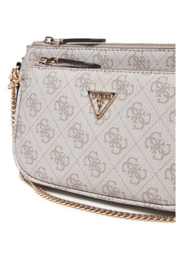 Guess Torebka Noelle II Mini HWBG96 72710 Beżowy. Kolor: beżowy. Materiał: skórzane
