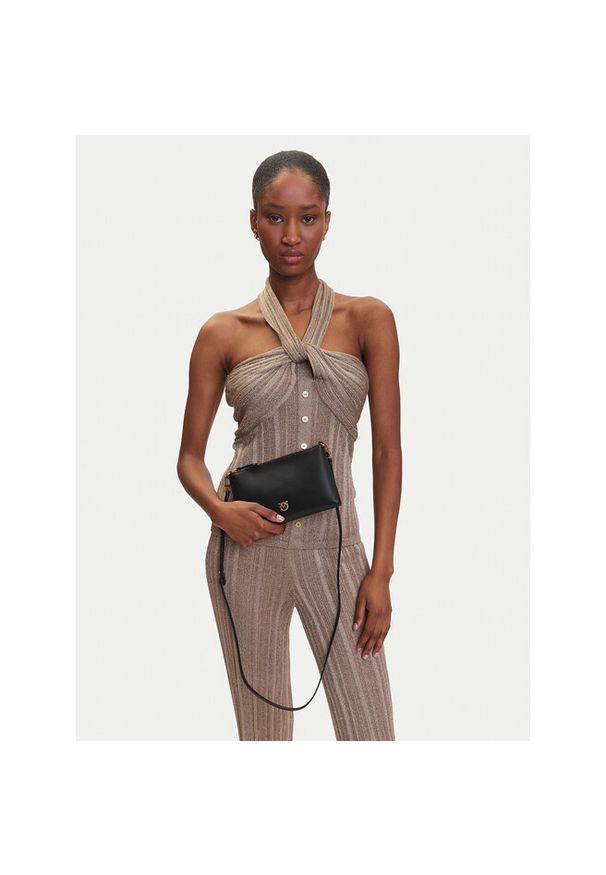 Pinko - Torebka PINKO. Kolor: czarny