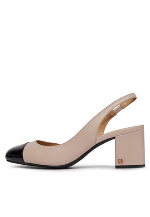 MICHAEL Michael Kors Czółenka Perla Flex Sling Pump 40R4PLMP1L Różowy. Kolor: różowy. Materiał: skóra