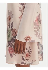 Marella Sukienka codzienna Samba 2613221171 Beżowy Regular Fit. Okazja: na co dzień. Kolor: beżowy. Materiał: jedwab. Typ sukienki: proste. Styl: casual #4