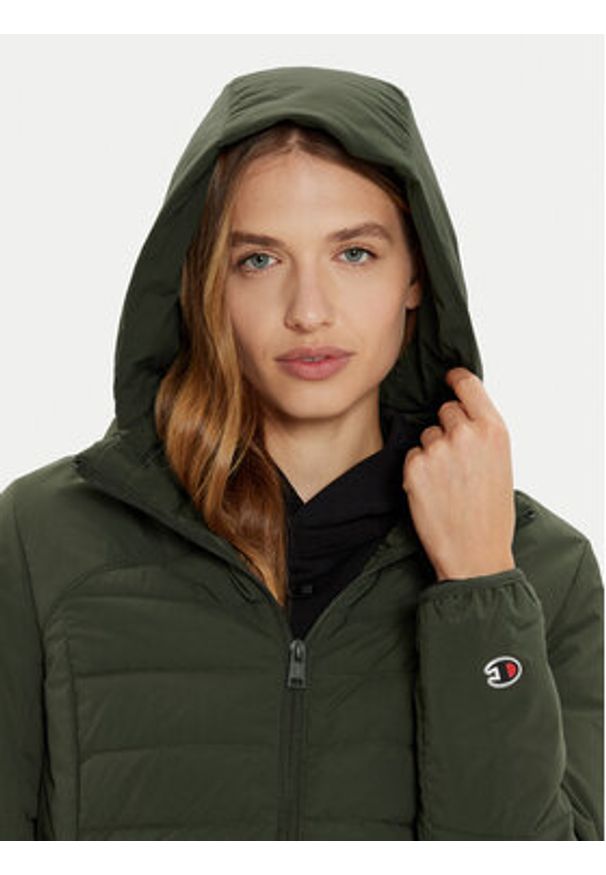 Champion Kurtka przejściowa 117571 Zielony Custom Fit. Kolor: zielony. Materiał: syntetyk