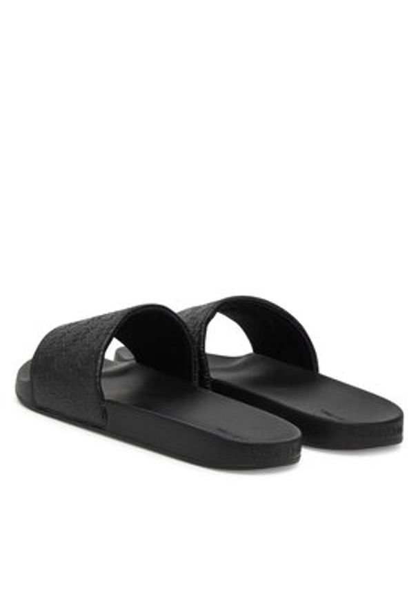 Calvin Klein Klapki Pool Slide Mono HW0HW02541 Czarny. Kolor: czarny. Materiał: materiał