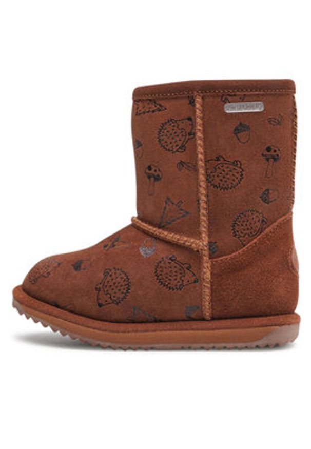 EMU Australia Śniegowce Woodland Brumby K12607 Brązowy. Kolor: brązowy. Materiał: zamsz, skóra