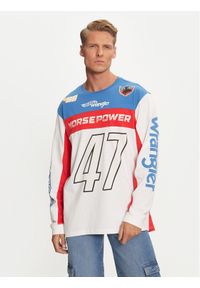 Wrangler Longsleeve Hot Wheels 112357957 Kolorowy Relaxed Fit. Materiał: bawełna. Długość rękawa: długi rękaw. Wzór: kolorowy