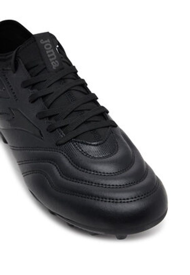 Joma Buty do piłki nożnej Powerful 2521 POWS2521AG Czarny. Kolor: czarny. Materiał: skóra