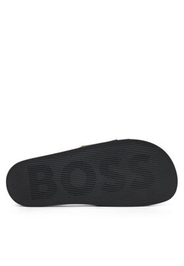 BOSS - Boss Klapki Kirk Slid rblg N 50498241 Zielony. Kolor: zielony