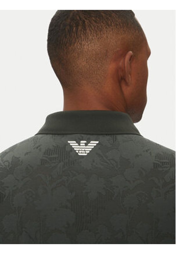 EA7 Emporio Armani Polo 7M000049 AF13917 U8109 Szary Regular Fit. Typ kołnierza: polo. Kolor: szary. Materiał: syntetyk