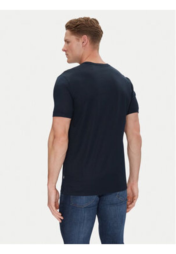BOSS T-Shirt Thompson 50 50513674 Granatowy Regular Fit. Kolor: niebieski. Materiał: bawełna