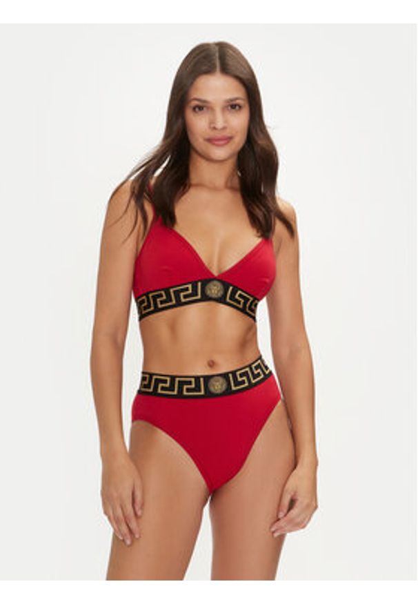 VERSACE - Versace Biustonosz braletka 1000656 1A10011 Czerwony. Kolor: czerwony. Materiał: bawełna