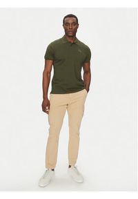 Alpha Industries Polo X-Fit 136600 Zielony Regular Fit. Typ kołnierza: polo. Kolor: zielony. Materiał: bawełna