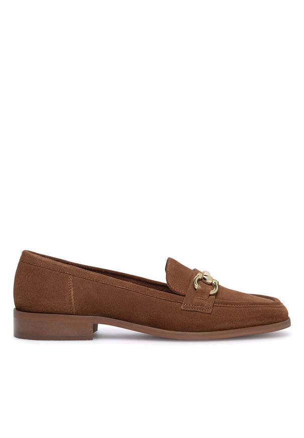 Loafersy Sergio Bardi. Kolor: brązowy