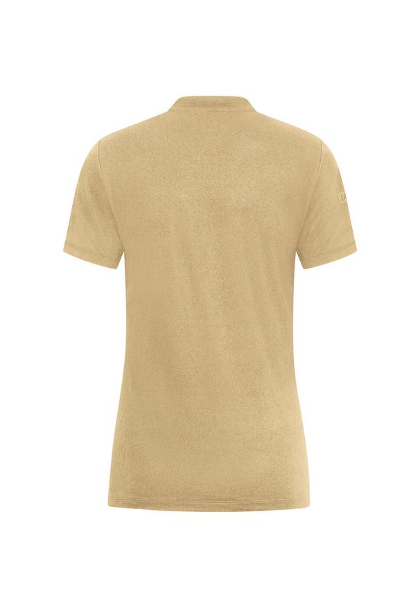 Damska koszulka polo Jako Pro Casual. Typ kołnierza: polo. Kolor: beżowy. Materiał: materiał. Sport: piłka nożna