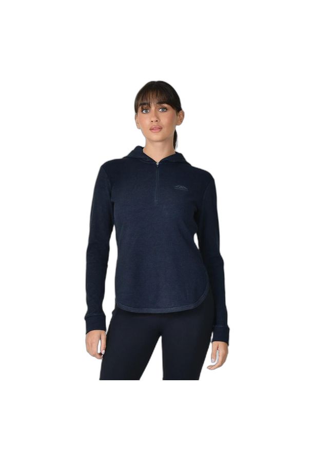 WEATHERBEETA - Sweter damski Weatherbeeta London. Kolor: niebieski. Materiał: polar. Sezon: zima