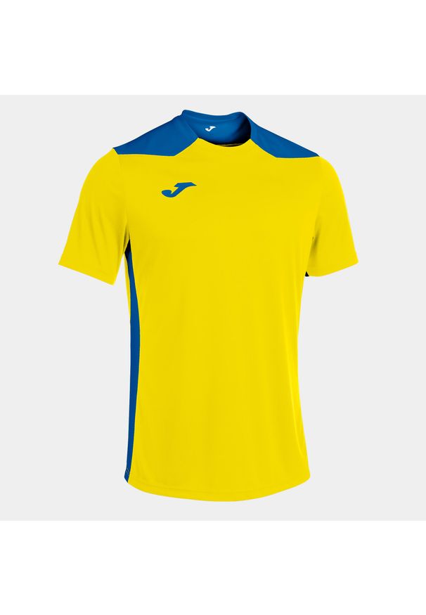 Koszulka do piłki nożnej męska Joma Championship VI. Kolor: wielokolorowy, niebieski, żółty. Sport: piłka nożna