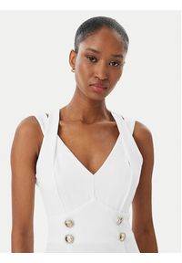 Rinascimento Sukienka koktajlowa CFC0019924002 Biały Regular Fit. Kolor: biały. Materiał: syntetyk. Styl: wizytowy #4