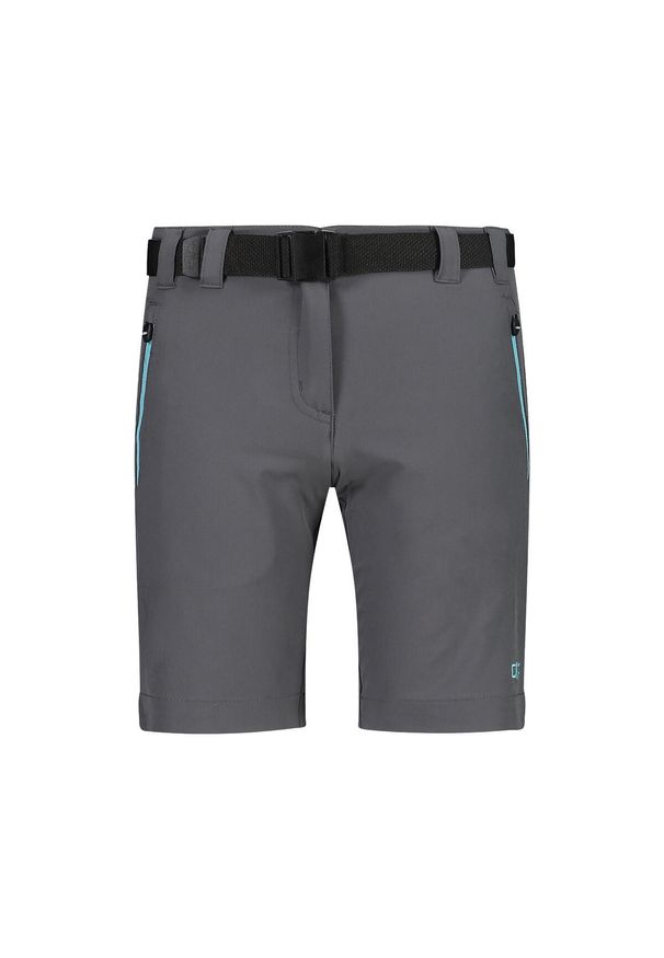 Szorty bermudzkie dla dziewczynki CMP. Kolor: szary. Sport: turystyka piesza