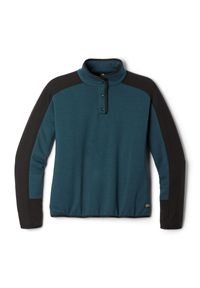 MOUNTAIN HARDWEAR - Damski sweter z golfem Mountain Hardwear Camplife. Typ kołnierza: golf. Kolor: czarny, zielony, wielokolorowy. Sport: golf