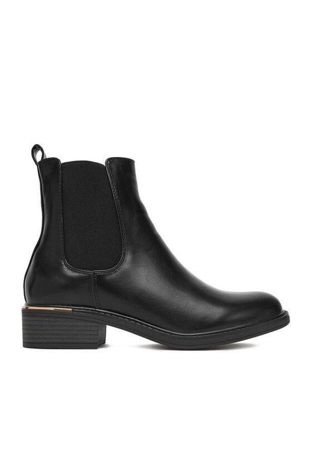 DeeZee Botki 8326 Czarny. Kolor: czarny. Materiał: materiał