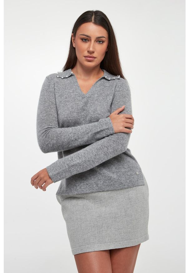 Joseph Ribkoff - Sweter damski kaszmirowy JOSEPH RIBKOFF. Materiał: kaszmir