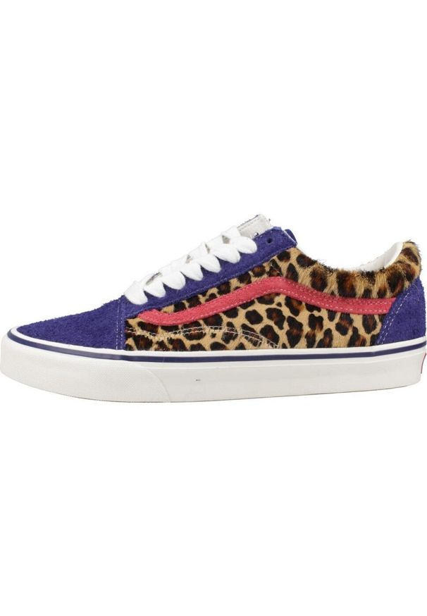 Vans - Kapcie VANS OLD SKOOL Nadruk zwierzęcy. Kolor: wielokolorowy. Materiał: tkanina. Wzór: nadruk, motyw zwierzęcy