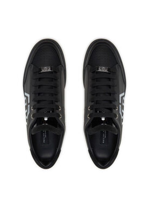 Philipp Plein - PHILIPP PLEIN Sneakersy FADS MSC3981 PLE005N Czarny. Kolor: czarny. Materiał: skóra