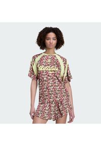 adidas T-Shirt Adidas X Farm Rio House Of Tiro KR0240 Różowy Regular Fit. Kolor: różowy. Materiał: bawełna #1