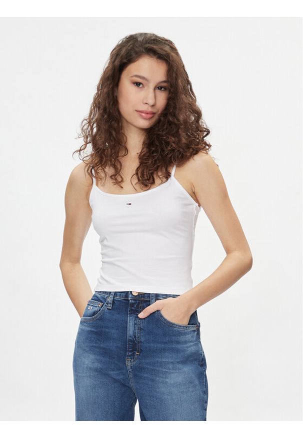 Tommy Jeans Komplet 2 topów Essential DW0DW18148 Kolorowy Regular Fit. Materiał: bawełna. Wzór: kolorowy