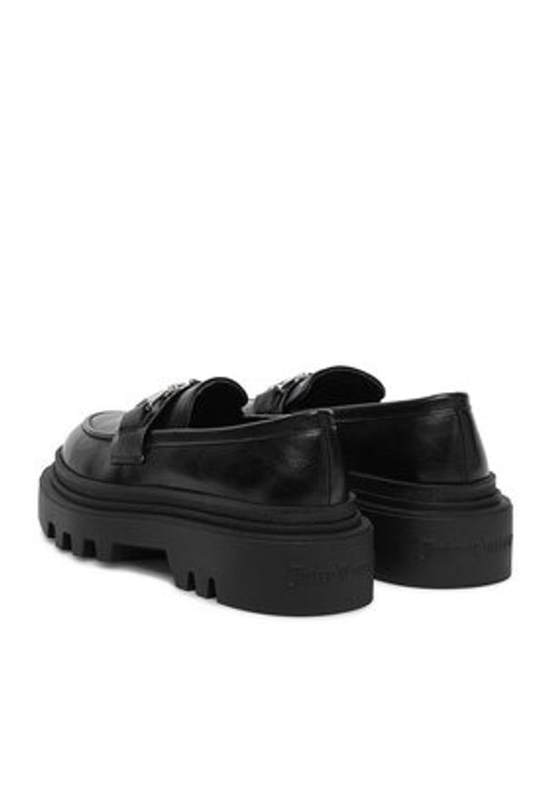 Juicy Couture Loafersy CEO-HY63020S-6 Czarny. Kolor: czarny. Materiał: materiał