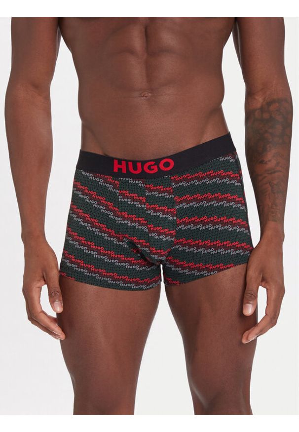Hugo - HUGO Komplet 3 par bokserek 50549140 Kolorowy. Materiał: bawełna. Wzór: kolorowy