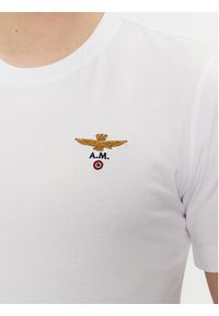 Aeronautica Militare T-Shirt 241TS1580J372 Biały Regular Fit. Kolor: biały. Materiał: bawełna