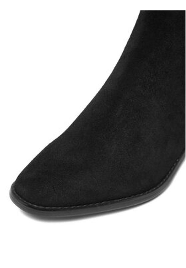 Gino Rossi Sztyblety CEO-LILI-R25SS07312 Czarny. Kolor: czarny. Materiał: zamsz, skóra