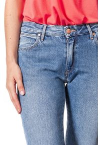 Wrangler - WRANGLER STRAIGHT ALL STAR BLUE W28TRI25U 112128522. Wzór: aplikacja. Styl: klasyczny