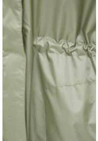 columbia - Columbia kurtka przeciwdeszczowa damska kolor zielony przejściowa. Kolor: zielony. Materiał: materiał #5