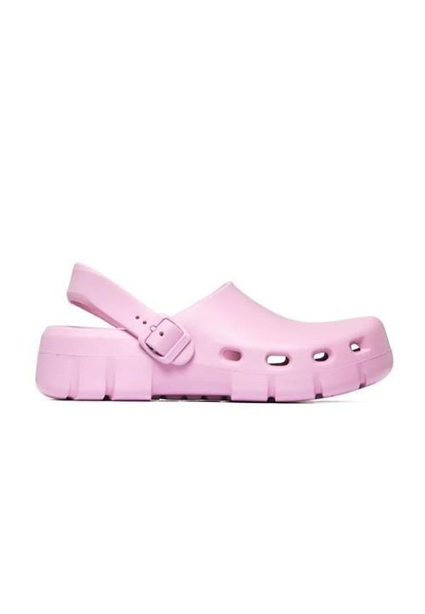 Buty do chodzenia damskie Birkenstock Birki Flow Eva Fondant. Kolor: różowy. Materiał: materiał, syntetyk