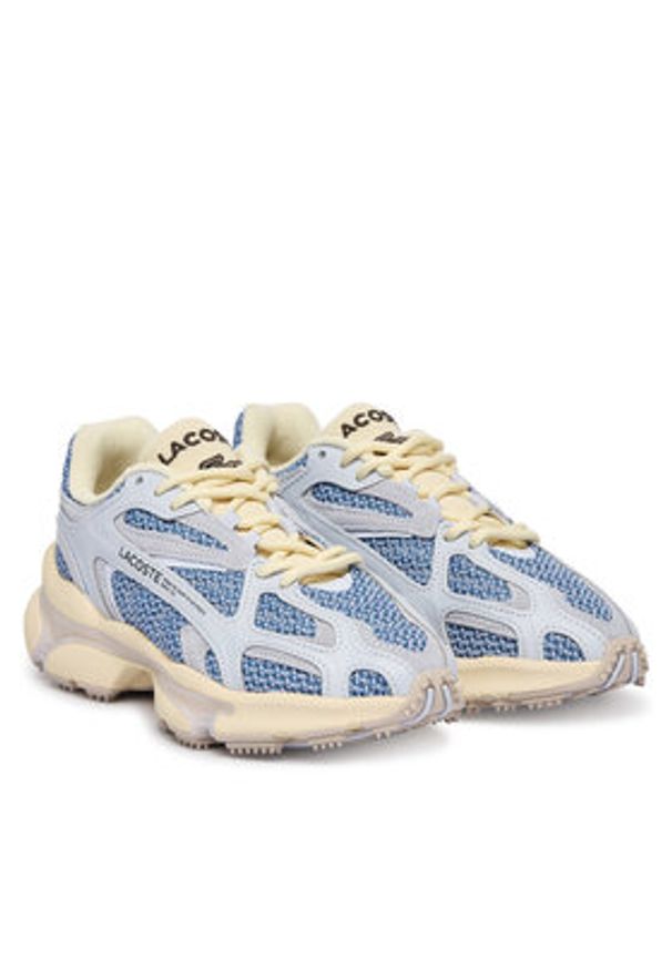 Lacoste Sneakersy L003 2K24 51SFA0068 Niebieski. Kolor: niebieski. Materiał: materiał