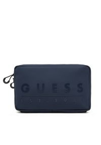 Guess Kosmetyczka PMYOWR P5241 Granatowy. Kolor: niebieski. Materiał: skóra