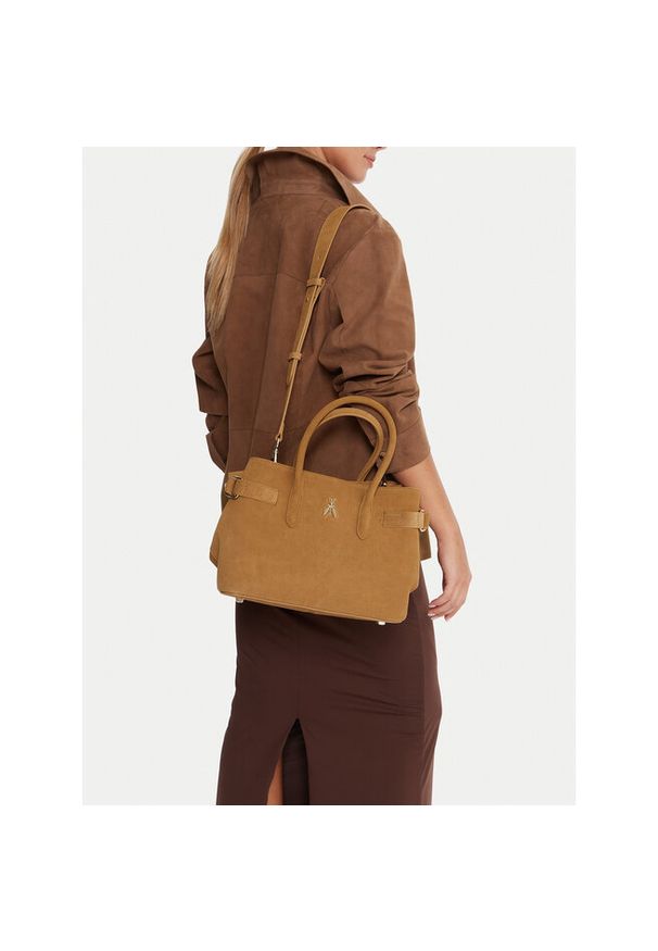 Torebka Patrizia Pepe. Kolor: beżowy