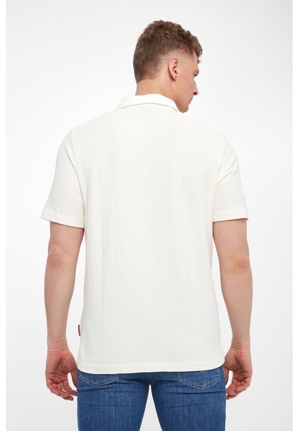 JOOP! Jeans - Polo męskie bawełniane LIU JO. Typ kołnierza: polo. Materiał: bawełna