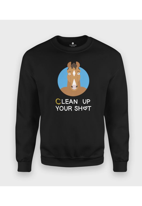 MegaKoszulki - Bluza klasyczna Clean up your shit. Styl: klasyczny