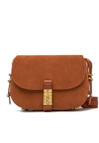 Pinko - PINKO Torebka Saddle Mini PE PLTT 103831 A29N Brązowy. Kolor: brązowy. Materiał: skórzane, zamszowe