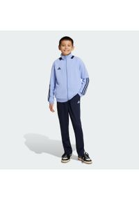 Adidas - Dres Sereno Kids. Kolor: niebieski. Materiał: dresówka