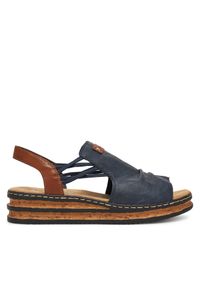 Sandały Rieker. Kolor: niebieski #1