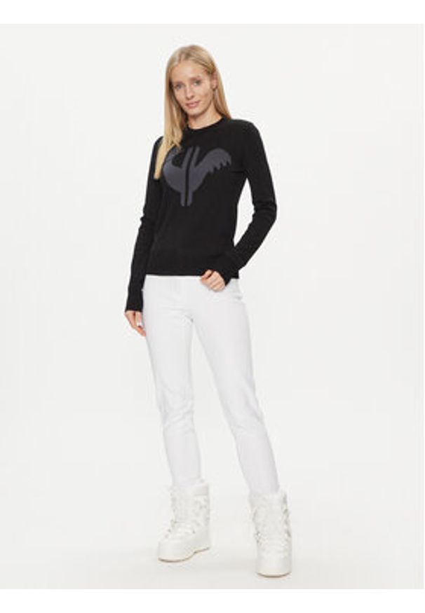 Rossignol Sweter Alya RLIWO19 Czarny Regular Fit. Kolor: czarny. Materiał: wełna