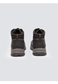 Big-Star - Buty męskie trekkingowe czarne SS174039 906. Okazja: na co dzień. Nosek buta: okrągły. Kolor: czarny. Materiał: syntetyk, skóra. Sport: turystyka piesza