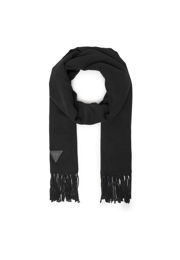 Guess Szalik AM9568 POL03 Czarny. Kolor: czarny. Materiał: materiał, poliester