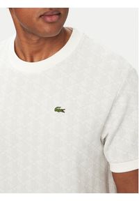 Lacoste T-Shirt TH1197 Beżowy Regular Fit. Kolor: beżowy #4