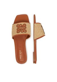 Nine West Klapki SMRL393661 Beżowy. Kolor: beżowy. Materiał: syntetyk