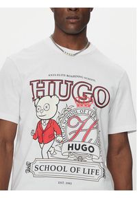 Hugo - HUGO T-Shirt 50538254 Biały Relaxed Fit. Kolor: biały. Materiał: bawełna #2