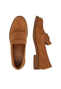Badura Loafersy EO-ADELE-LT2674-6 Brązowy. Kolor: brązowy. Materiał: skóra, zamsz #4